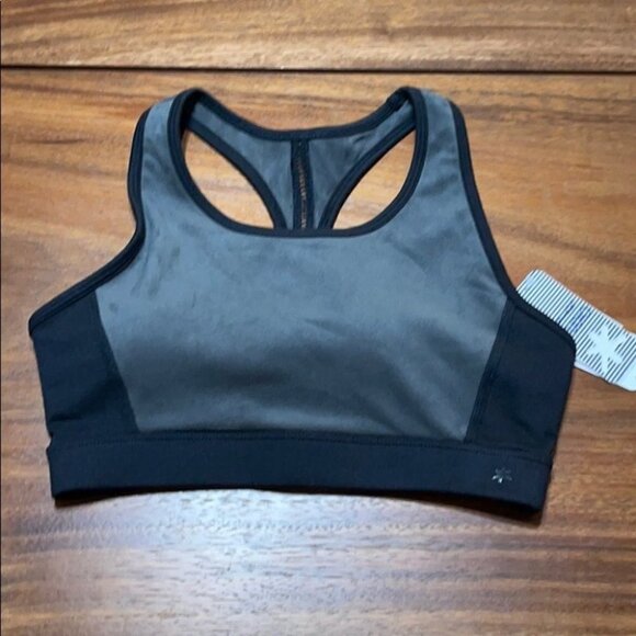 Splendid Suede & Jersey Racerback Sport Bra XS - Picture 3 of 6